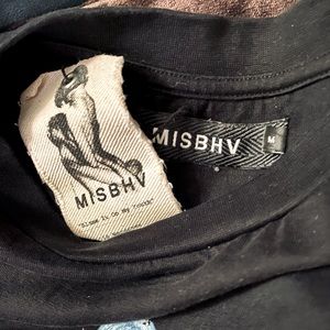 MISBHV black Anime elf Tshirt